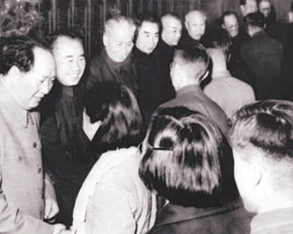 毛泽东、朱德、刘少奇、周...